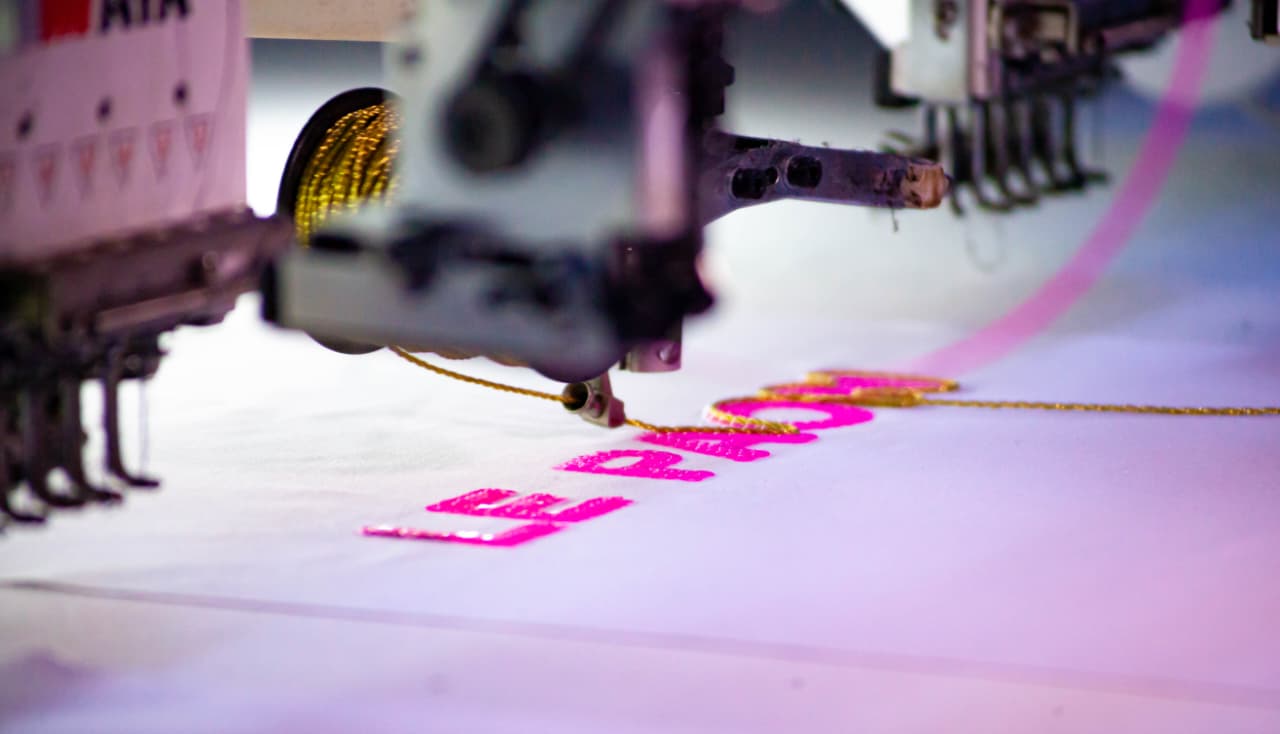 Broderie premium finition haut de gamme